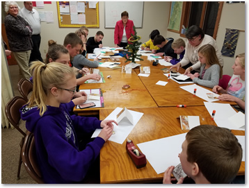 Card Making Group Photo